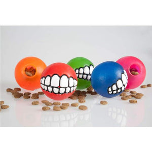 Rogz Grinz Ball Dog Toy - ORANGE S - Shopivet.com