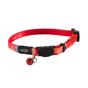 Rogz Kiddycat Tango Fishbone Cat Collar - Small - Shopivet.com