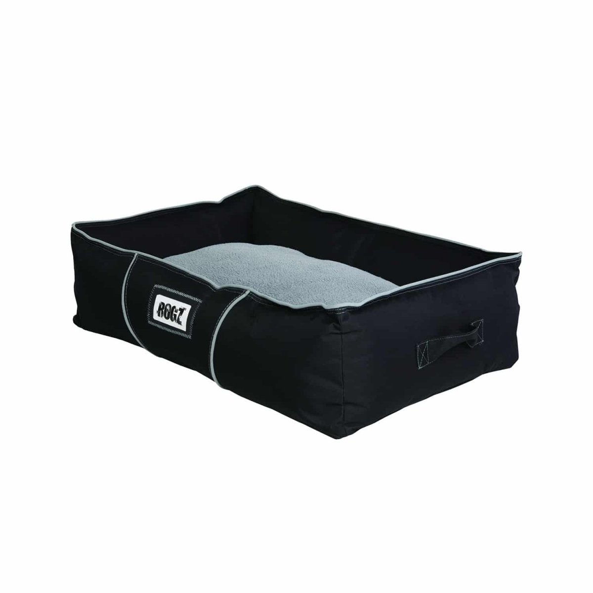 Rogz Lekka Cushioned Dog Bed - BLACK Small - Shopivet.com