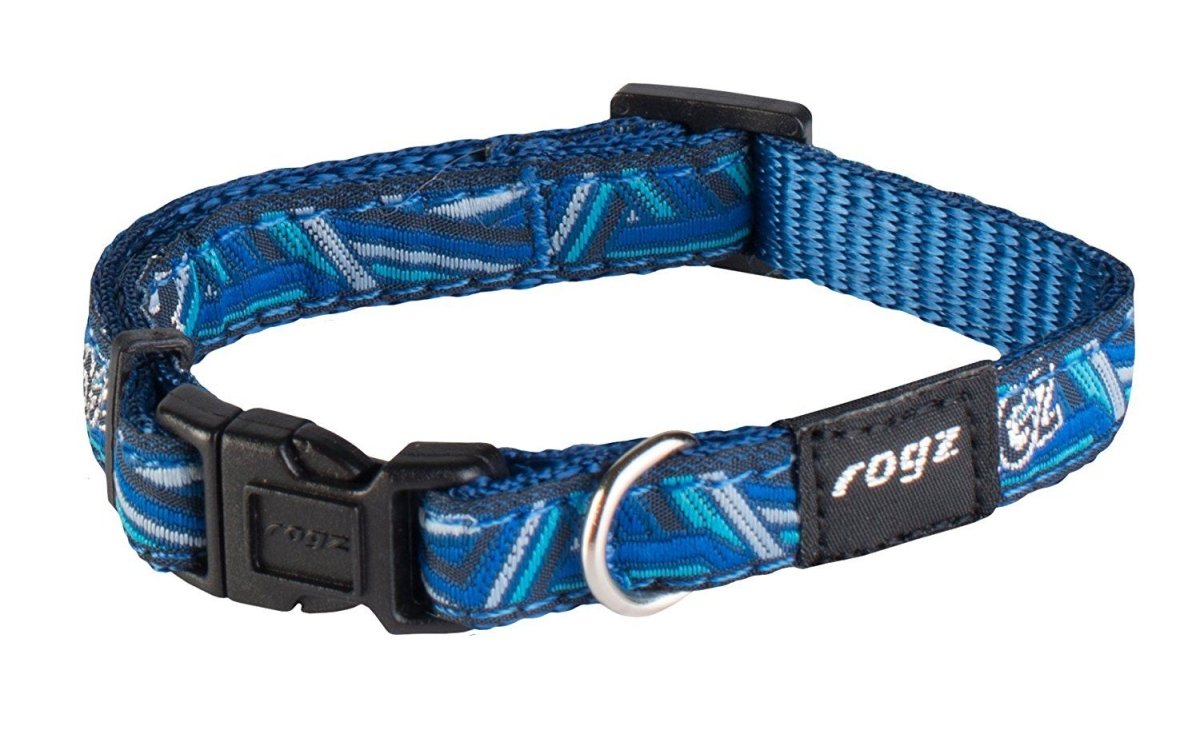Rogz Navy Zen Dog Collar - NAVY ZEN XL - Shopivet.com