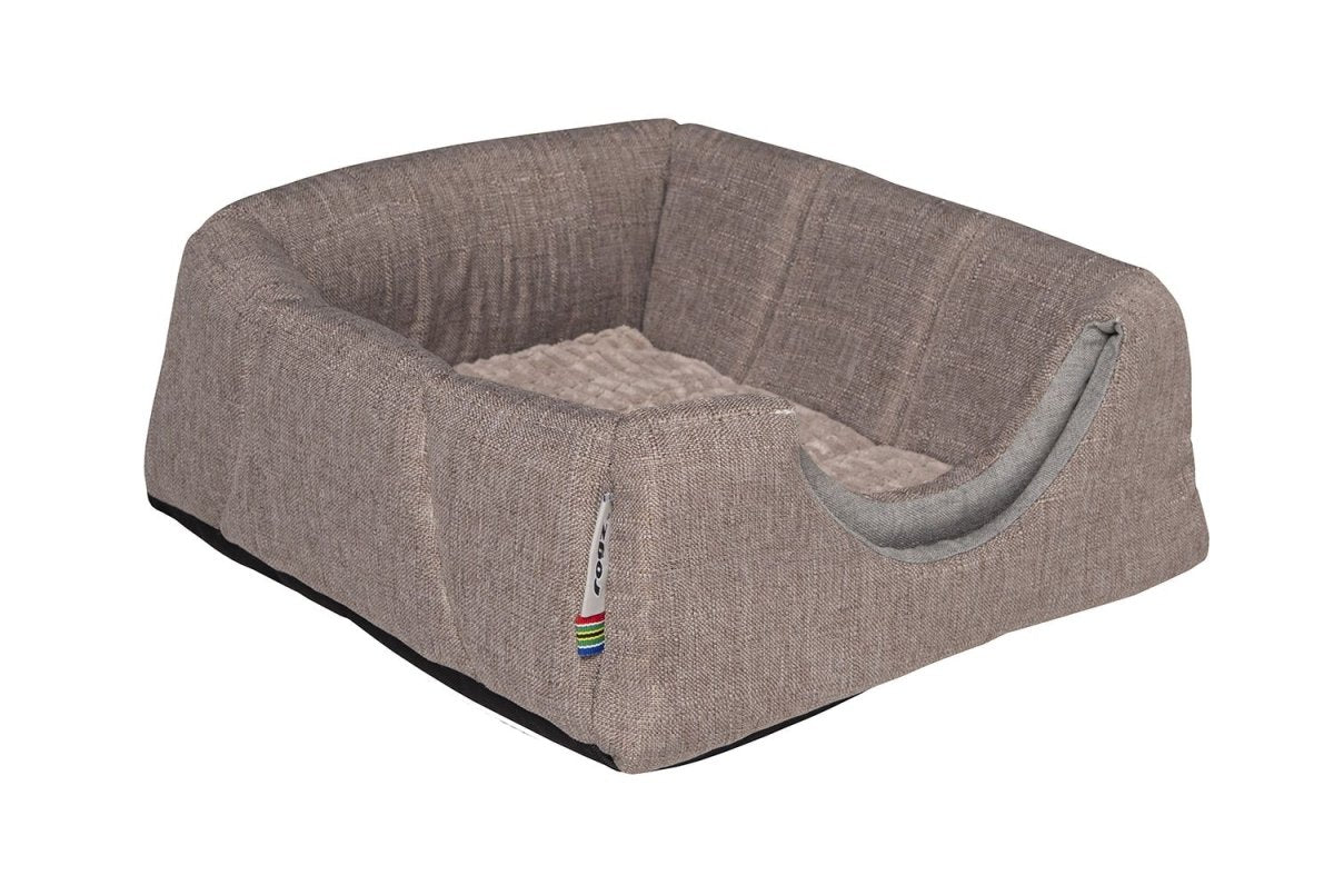 Rogz Oslo Igloo Pod Cat Bed - NATURAL MEDIUM - Shopivet.com