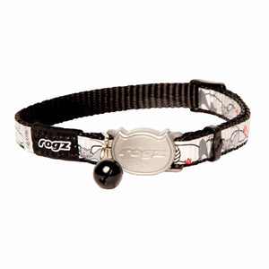 Rogz Reflectocat Cat Collar Black Cat - Small - Shopivet.com