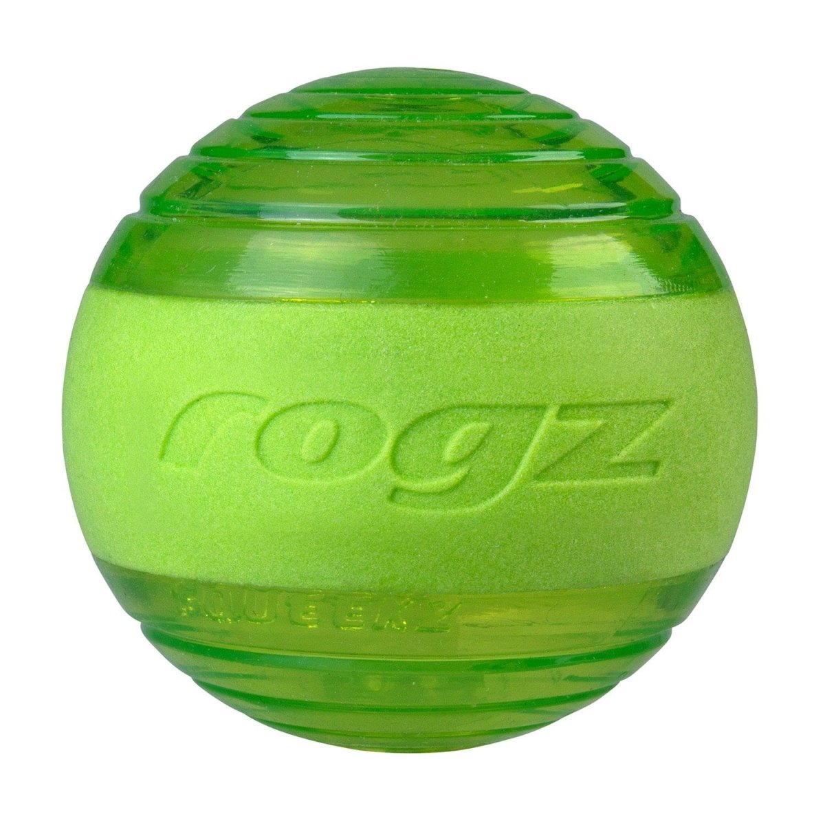 Rogz Squeekz Fetch Ball Dog Toy - LIME - Shopivet.com