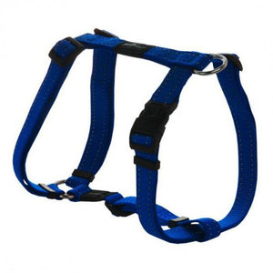 Rogz Utility Reflective Stitching Dog Harness - BLUE Medium - Shopivet.com