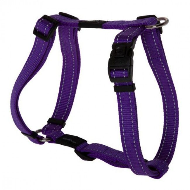 Rogz Utility Reflective Stitching Dog Harness - PURPLE Small - Shopivet.com