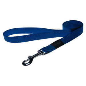 Rogz Utility Reflective Stitching Dog Leash - BLUE Small - Shopivet.com