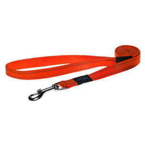 Rogz Utility Reflective Stitching Dog Leash - ORANGE Small - Shopivet.com