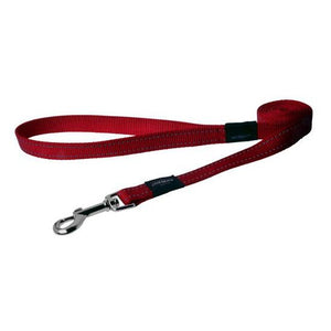 Rogz Utility Reflective Stitching Dog Leash - RED Large - Shopivet.com