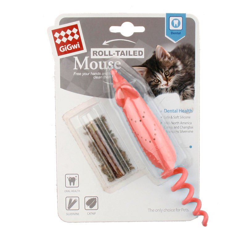 Roll Tailed Mouse - red - Shopivet.com