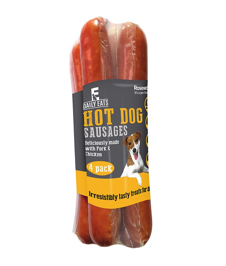 Rosewood Daily Eats Hot Dog Sausages Dog Treats 220g - 220G - Shopivet.com