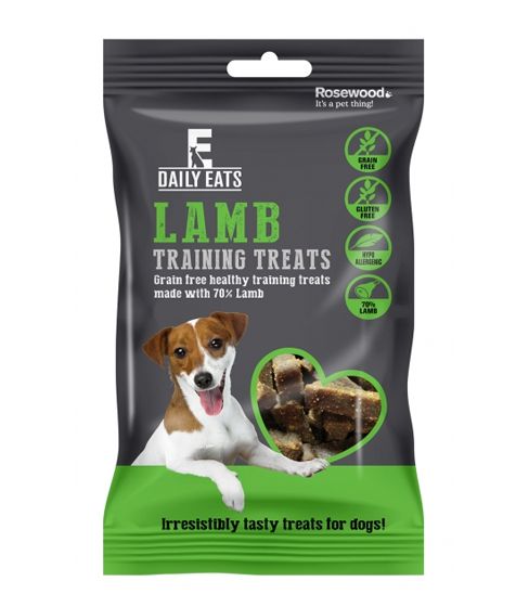Rosewood Natural Eats Lamb Grain - Free Dog Training Treats 100g - 100g - Shopivet.com