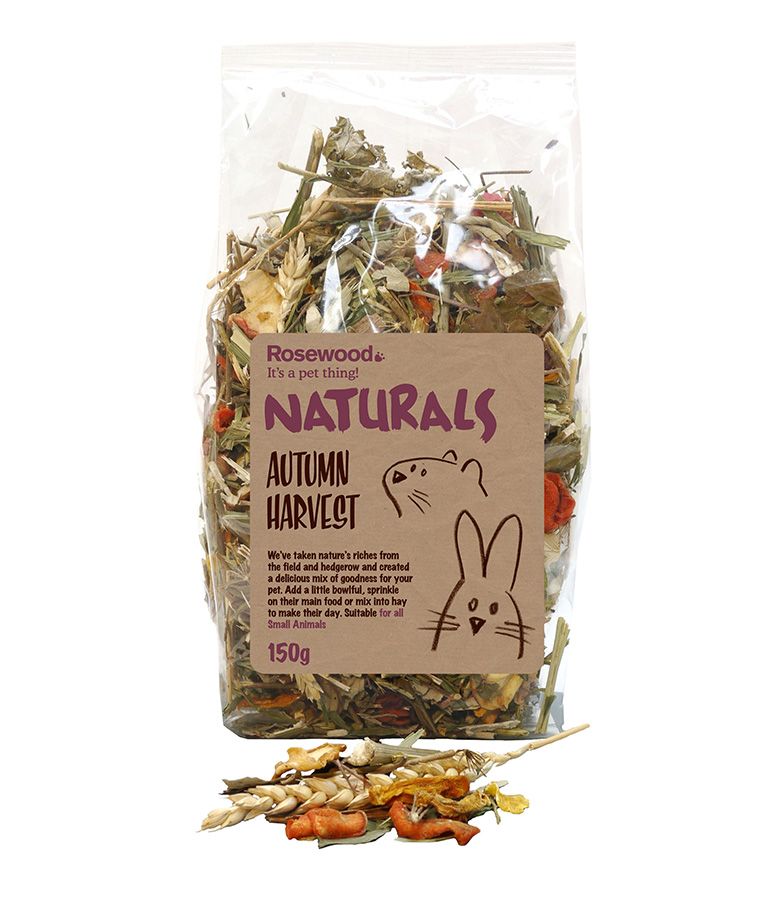 Rosewood Naturals Autumn Harvest Small Animal Treats 150g - 150g - Shopivet.com