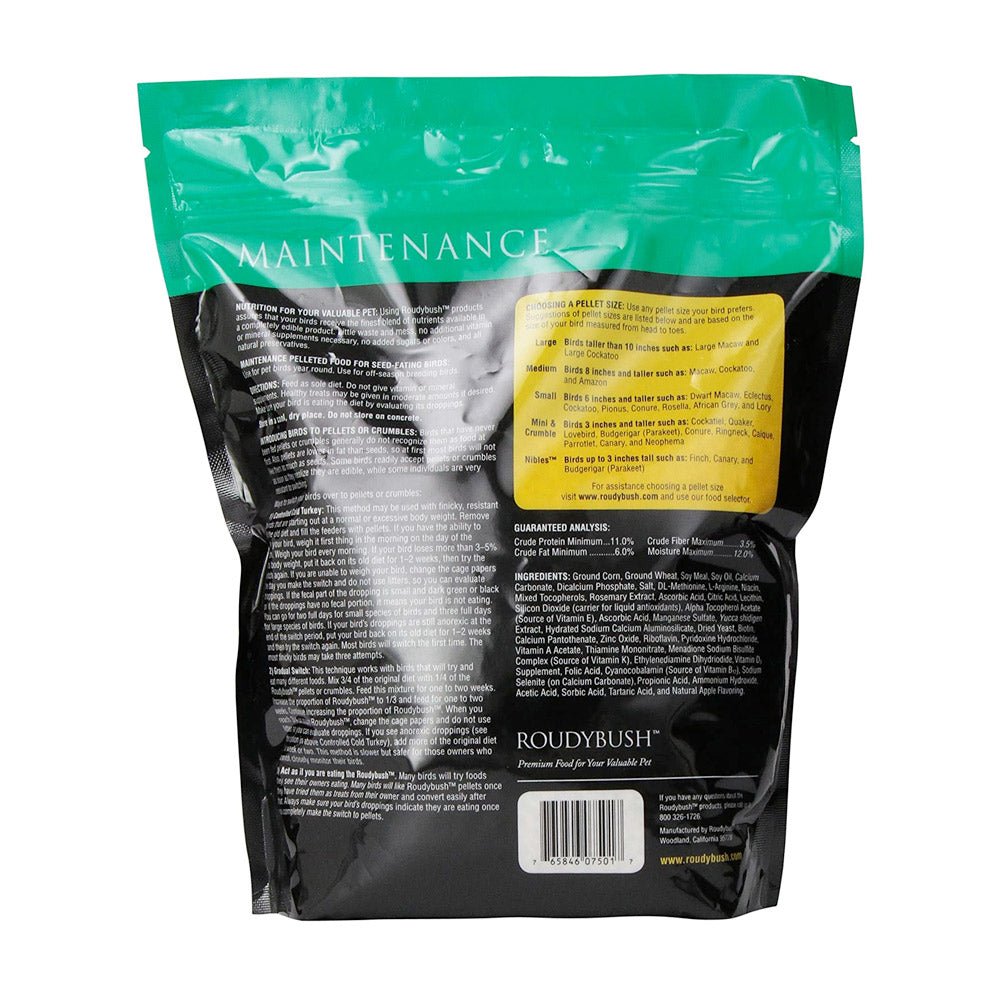 Roudybush Daily Maintenance – Crumble 1.25kg - Shopivet.com