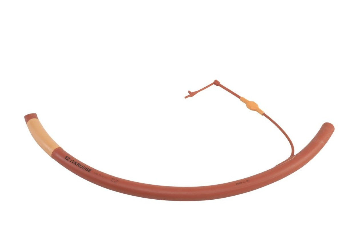 Rubber ET Tube with cuff, ID 12.0 mm, OD 15.6 mm, 47 Fr x 48 cm