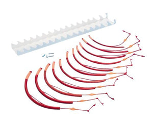 Rubber ET Tube with cuff, ID 3.0 mm, OD 4.6 mm, 14 Fr x 16 cm