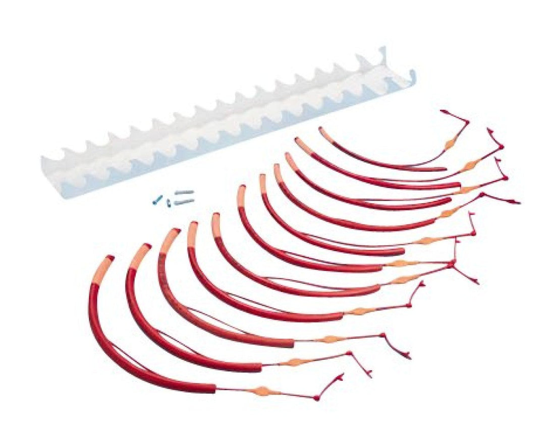 Rubber ET Tube with cuff, ID 5.0 mm, OD 7.0 mm, 21 Fr x 24 cm
