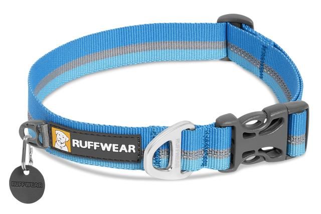 Ruffwear Crag Reflective Dog Collar - BLUE Large - Shopivet.com