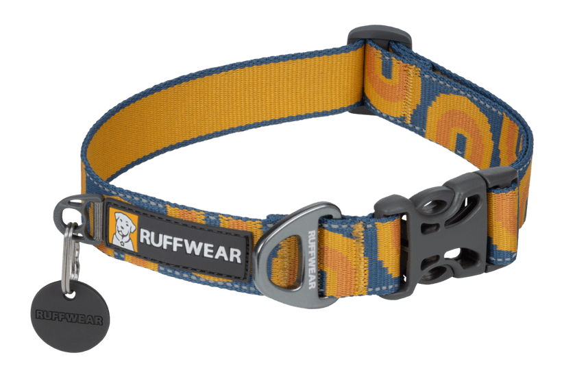 Ruffwear Crag Reflective Dog Collar - Canyon Oxbow Medium - Shopivet.com