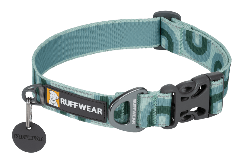 Ruffwear Crag Reflective Dog Collar - Grassy Oxbow Medium - Shopivet.com