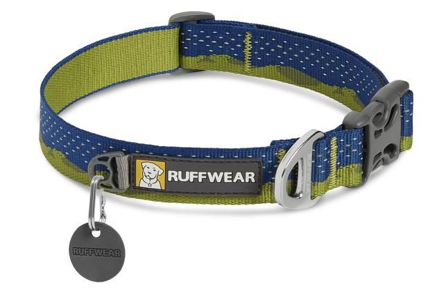 Ruffwear Crag Reflective Dog Collar - GREEN Small - Shopivet.com