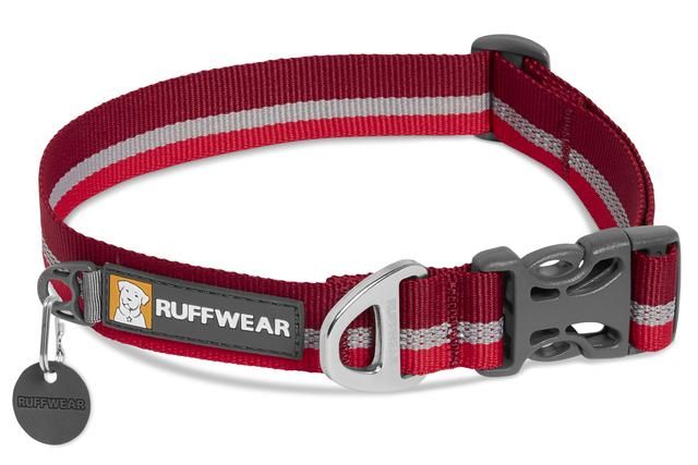 Ruffwear Crag Reflective Dog Collar - RED Small - Shopivet.com