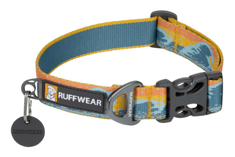 Ruffwear Crag Reflective Dog Collar - Rising Wave Small - Shopivet.com