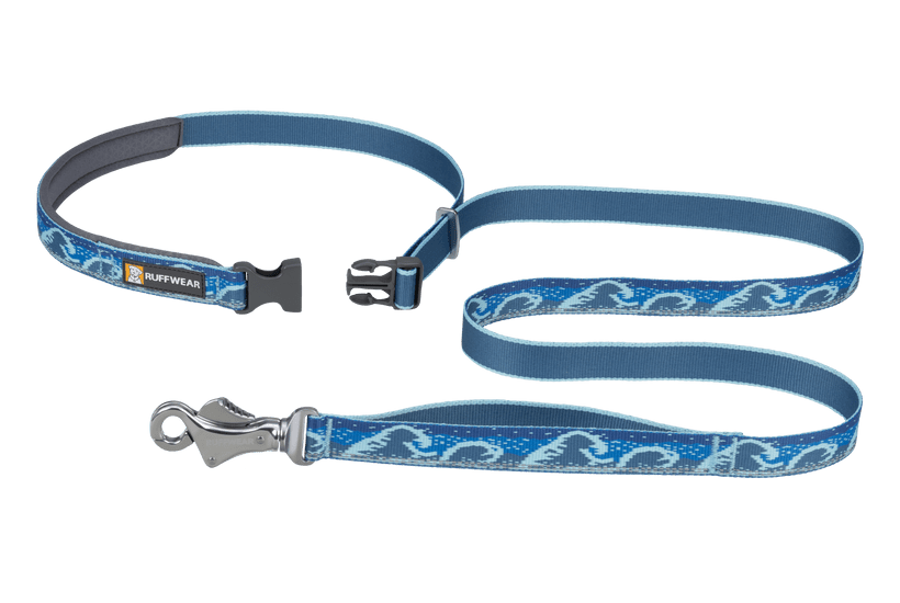 Ruffwear Crag Reflective Dog Leash - Midnight Wave - Shopivet.com