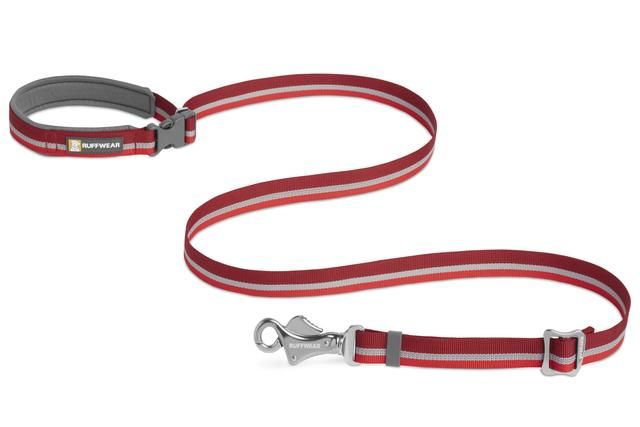 Ruffwear Crag Reflective Dog Leash - RED - Shopivet.com
