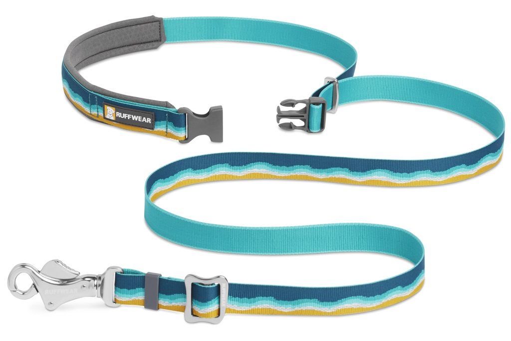 Ruffwear Crag Reflective Dog Leash - Rising Wave - Shopivet.com