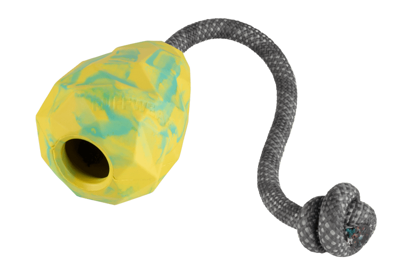 Ruffwear Huck - A - Cone Rubber Tug Dog Toy - Lichen Green - Shopivet.com