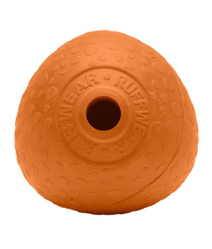 Ruffwear Huckama Rubber Throw Dog Toy - Campfire Orange - Shopivet.com
