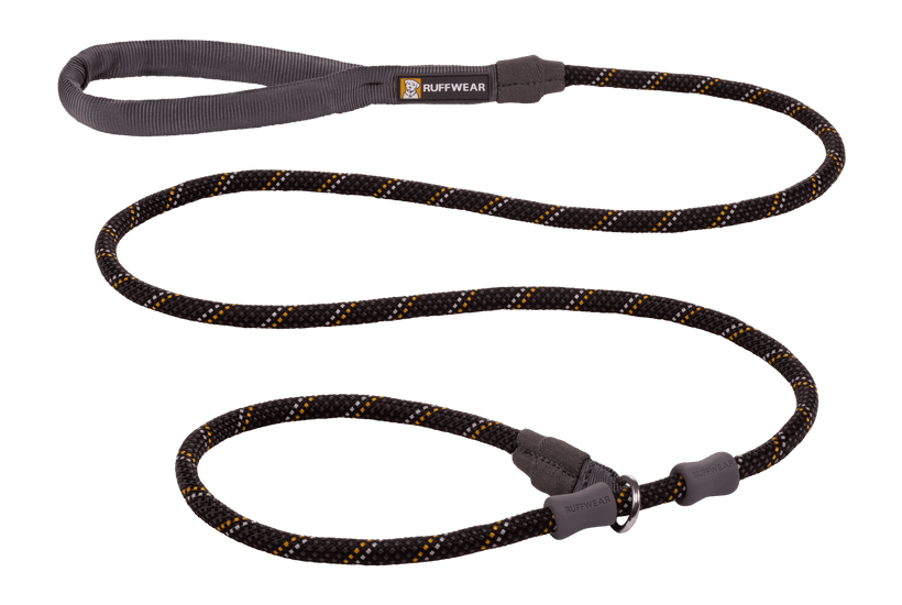 Ruffwear Just - A - Cinch Reflective Dog Leash - Obsidian Black - Shopivet.com