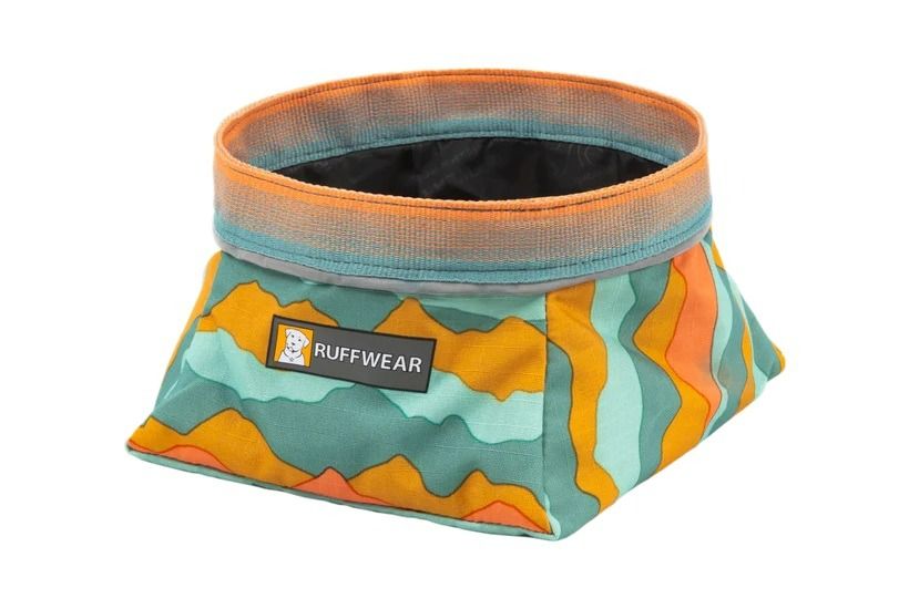 Ruffwear Quencher Cinch Top Packable Dog Bowl - Spring Mountain Medium - Shopivet.com