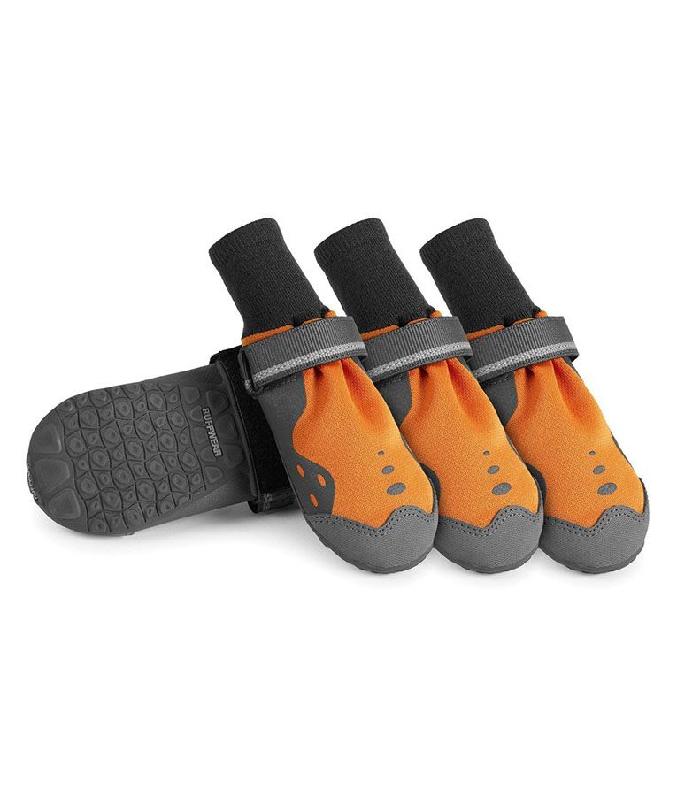 Ruffwear Summit Trex Two Pairs Dog Boots - ORANGE 3.25" - Shopivet.com