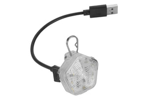 Ruffwear The Beacon Waterproof & Rechargeable Dog Safety Light - Clear Lake - Shopivet.com