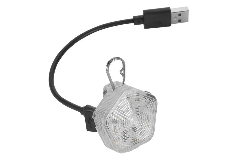 Ruffwear The Beacon Waterproof & Rechargeable Dog Safety Light - Clear Lake - Shopivet.com