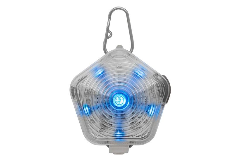 Ruffwear The Beacon Waterproof & Rechargeable Dog Safety Light - Clear Lake - Shopivet.com