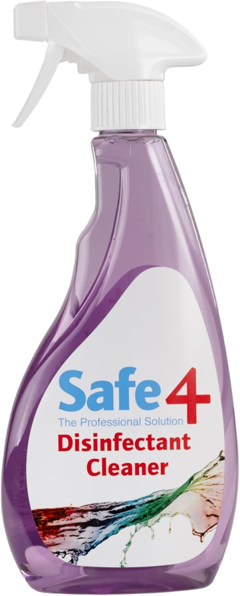 Safe4 Disinfectant Pre-diluted spray 1:10 dilution, Lavender Scent, 50