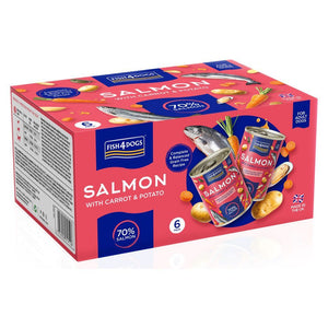 Fish4dogs Finest Complete Salmon with Carrot & Potato Wet Dog Food 395g - 395g