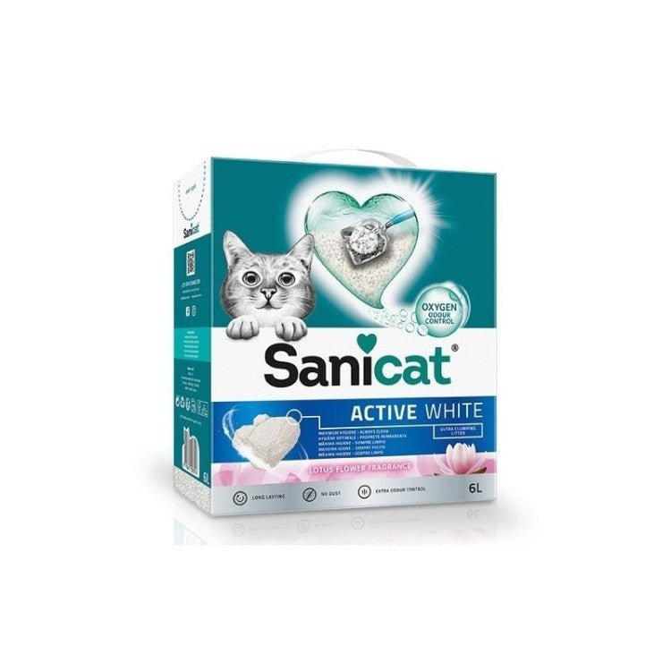 Sanicat Active White Lotus Flower 6 L - Shopivet.com