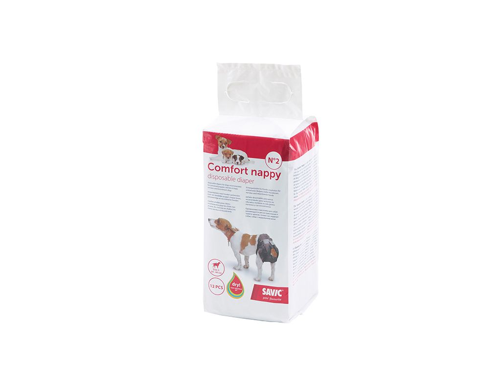 Savic Comfort Nappy Disposable Dog Diaper - SIZE 2 - Shopivet.com