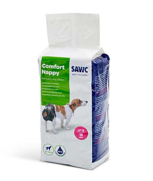 Savic Comfort Nappy Disposable Dog Diaper - SIZE 3 - Shopivet.com