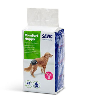Savic Comfort Nappy Disposable Dog Diaper - SIZE 5 - Shopivet.com