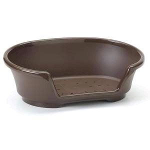 Savic Cosy Air Plastic Dog Bed - CHOCOLATE BROWN 55CM - Shopivet.com