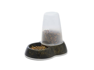 Savic Loop Pet Food Store Dispenser Marble - Black/Gold 1.5l - Shopivet.com