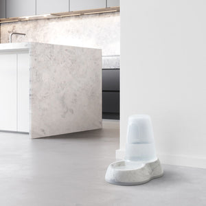 Savic Loop Pet Water Store Dispenser Marble - 1.5l - Shopivet.com