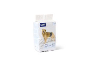Savic Male Nappy Disposable Dog Diapers 12pcs - Large - Shopivet.com