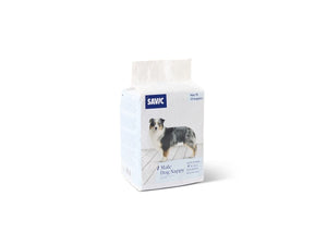 Savic Male Nappy Disposable Dog Diapers 12pcs - Medium - Shopivet.com