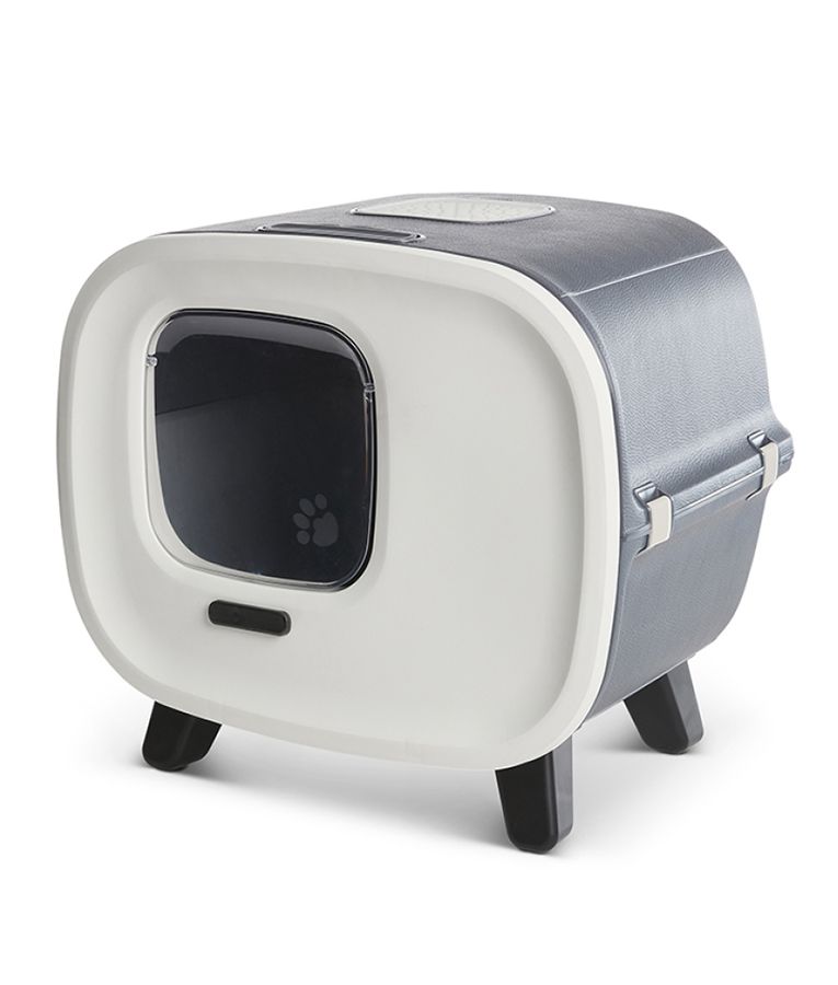 Savic Mira De Lux Toilet Home Cat Litter Box - Anthracite - Shopivet.com