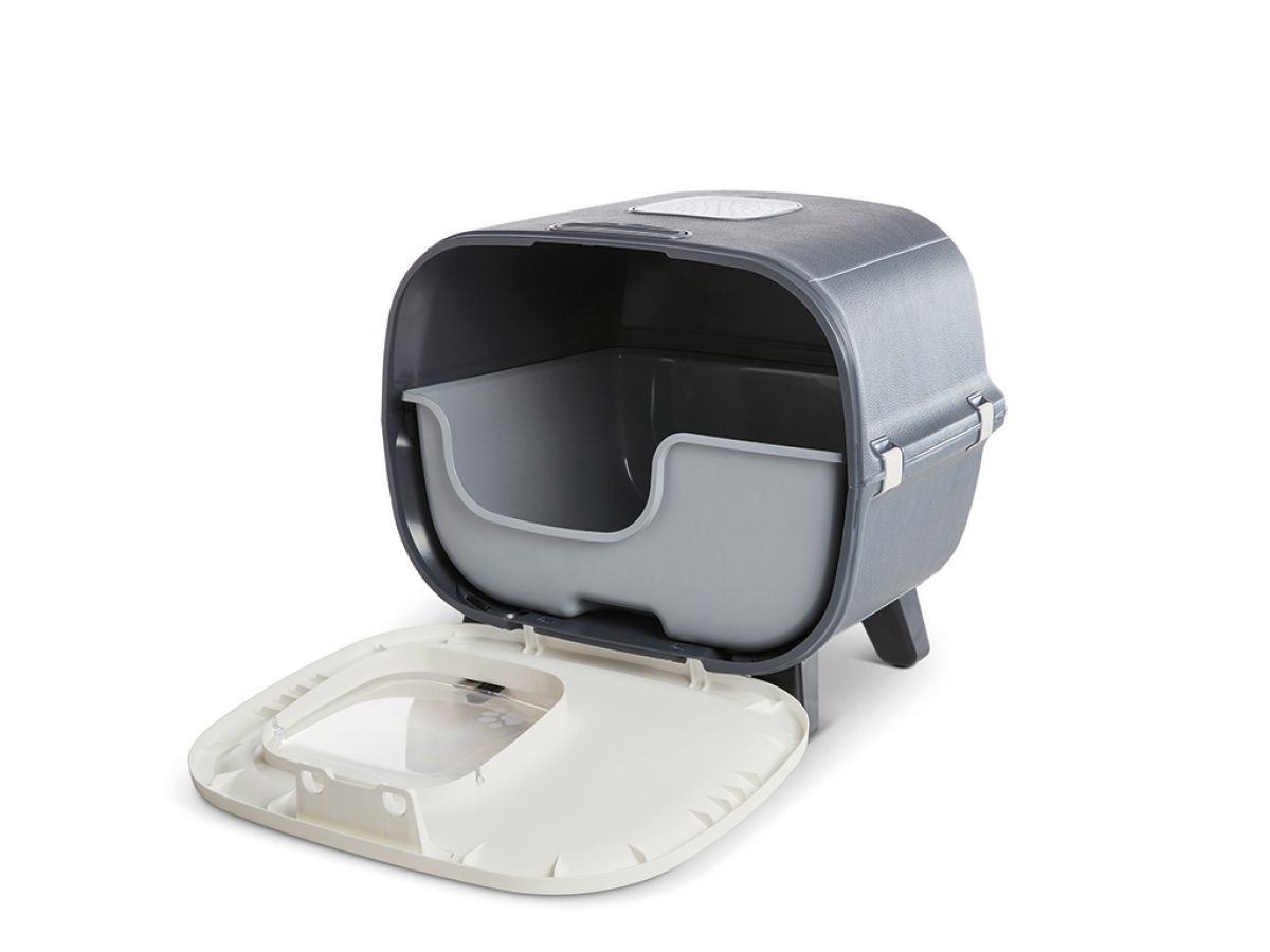 Savic Mira De Lux Toilet Home Cat Litter Box - Anthracite - Shopivet.com
